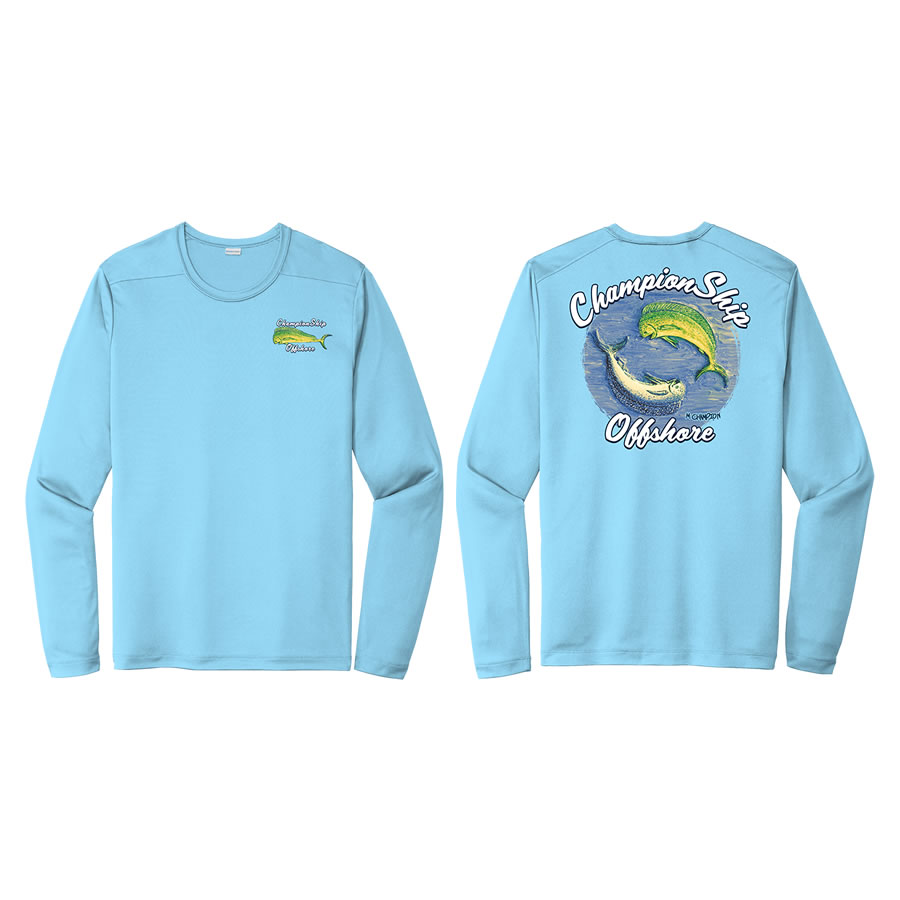 Performance-Ice-Blue-long-sleeve - Sport Fishing Shirts and Apparel